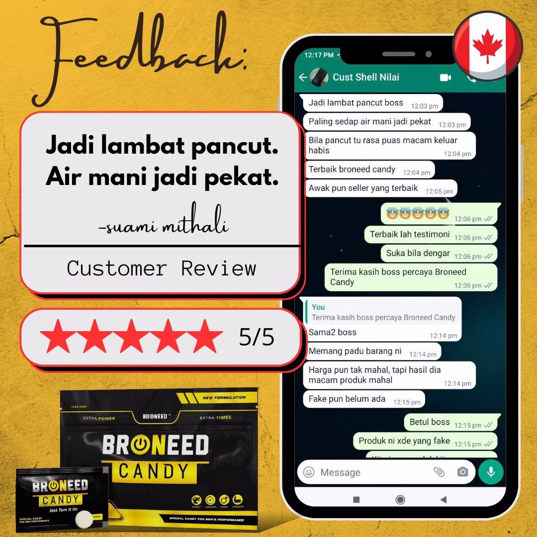 Testimoni Broneed Candy