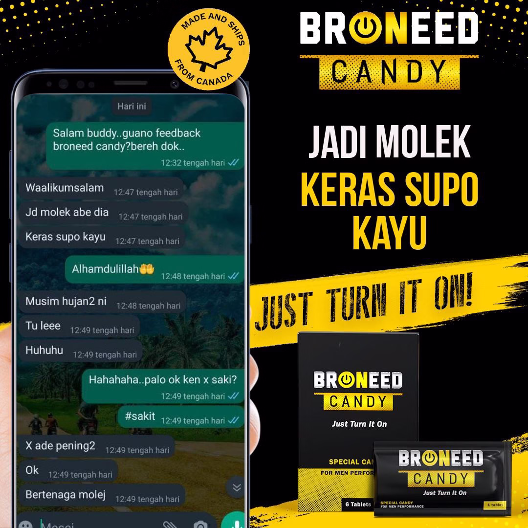 Testimoni Broneed Candy