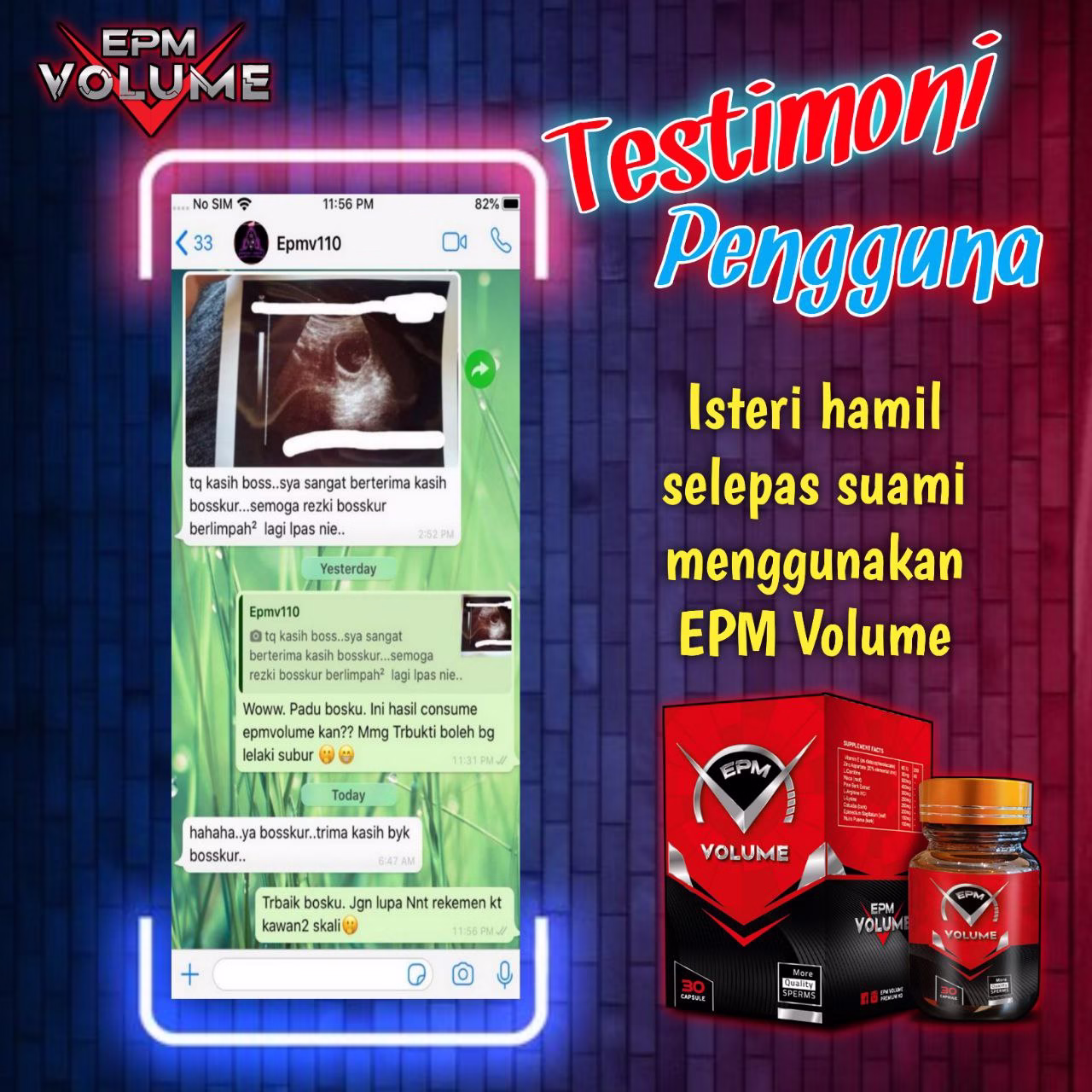 testimoni epm volume