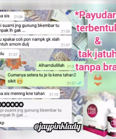 testimoni pink lady capsule